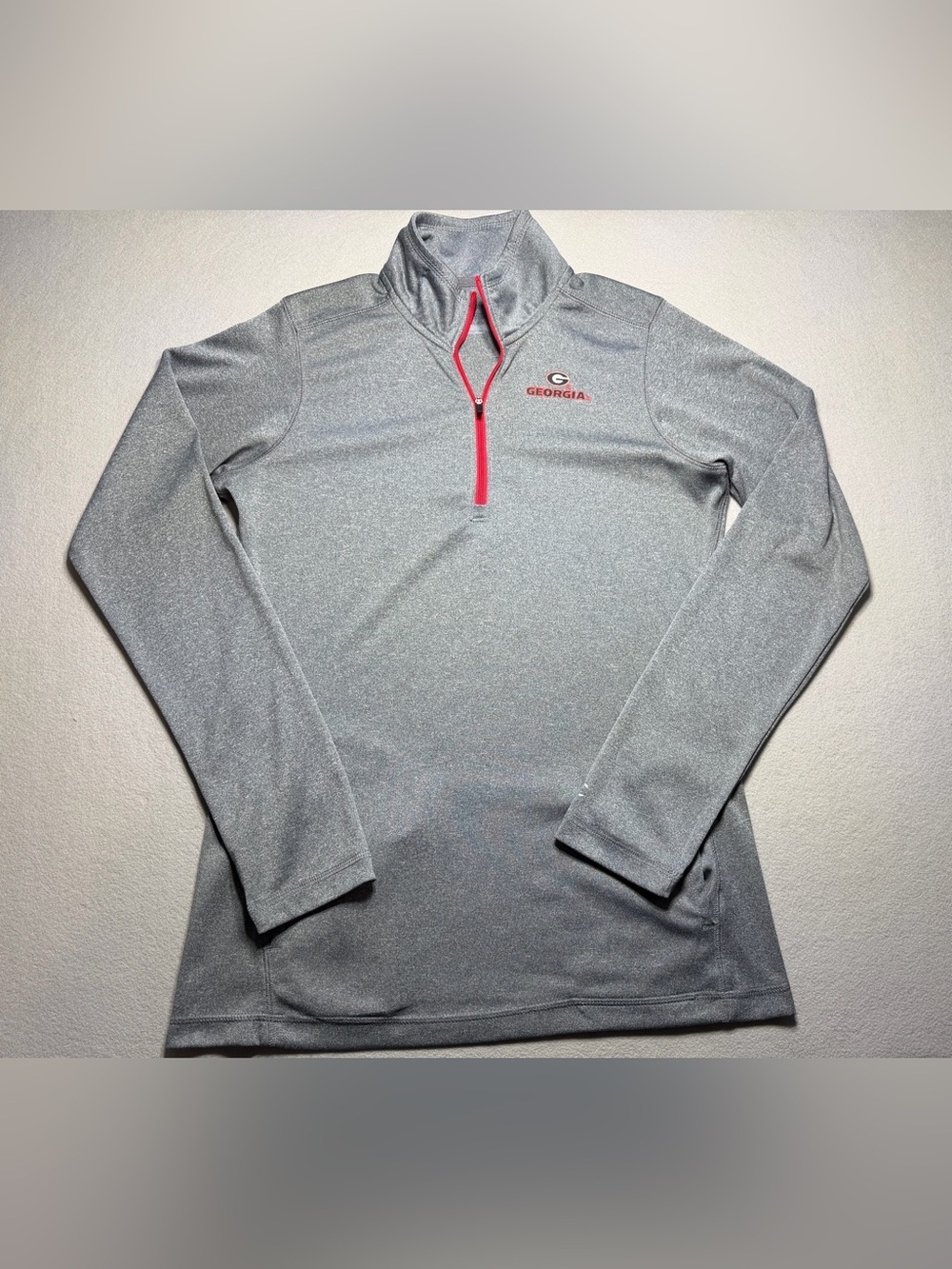 Georgia Bulldogs Pullover Quarter Zip M Women’s Gray